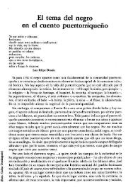 El tema del negro en el cuento puertorriqueño / Rafael Falcón | Biblioteca Virtual Miguel de Cervantes