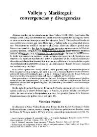 Vallejo y Mariátegui : convergencias y divergencias / Eugenio Chang-Rodríguez | Biblioteca Virtual Miguel de Cervantes