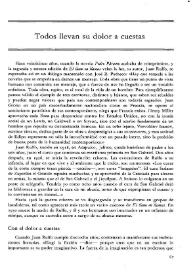 Todos llevan su dolor a cuestas / Isabel de Armas | Biblioteca Virtual Miguel de Cervantes