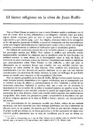 El factor religioso en la obra de Rulfo / José Carlos González Boixo | Biblioteca Virtual Miguel de Cervantes