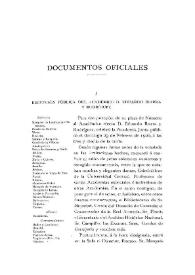Recepción pública del académico D. Eduardo Ibarra y Rodríguez / Juan Pérez de Guzmán y Gallo | Biblioteca Virtual Miguel de Cervantes