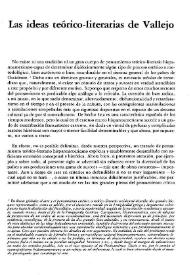 La idea teórico-literarias de Vallejo / Pedro Aullón de Haro | Biblioteca Virtual Miguel de Cervantes