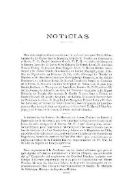 Noticias. Boletín de la Real Academia de la Historia. Tomo 77 (julio 1920). Cuaderno I | Biblioteca Virtual Miguel de Cervantes
