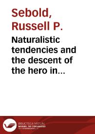Naturalistic tendencies and the descent of the hero in Isla's "Fray Gerundio" / Russell P. Sebold | Biblioteca Virtual Miguel de Cervantes