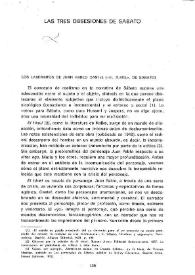 Las tres obsesiones de Sábato / José Ortega | Biblioteca Virtual Miguel de Cervantes