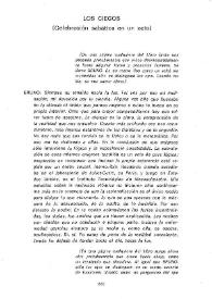 Los ciegos (Celebración sabática en un acto) / Sabas Martín | Biblioteca Virtual Miguel de Cervantes
