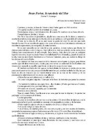 Juan Farias, la saudade del Mar / Xavier P. Docampo | Biblioteca Virtual Miguel de Cervantes