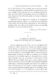 El presunto cronista Fernán Sánchez de Valladolid / Julio Puyol | Biblioteca Virtual Miguel de Cervantes