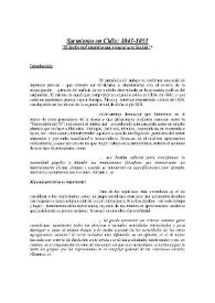 Sarmiento en Chile : 1841-1851 / Guillermo Parson | Biblioteca Virtual Miguel de Cervantes