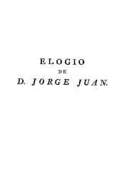 Elogio de D. Jorge Juan | Biblioteca Virtual Miguel de Cervantes