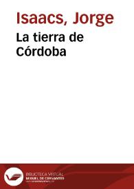 La tierra de Córdoba | Biblioteca Virtual Miguel de Cervantes