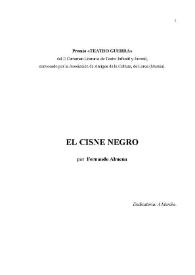 El cisne negro / por Fernando Almena | Biblioteca Virtual Miguel de Cervantes