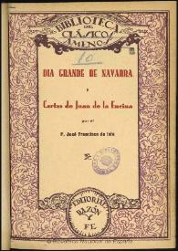 Día grande de Navarra y Cartas de Juan de la Encina / por el P. José Francisco de Isla | Biblioteca Virtual Miguel de Cervantes