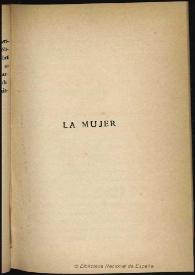 La mujer : apuntes para un libro / por Severo Catalina ...; prólogo de Ramón de Campoamor | Biblioteca Virtual Miguel de Cervantes