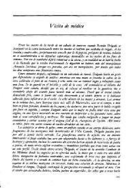 Visita de médico / Marcelo Cohen | Biblioteca Virtual Miguel de Cervantes