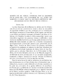 Moción del Sr. Tormo, aprobada por la Academia en su Junta el 4 de noviembre de 1921, sobre los marfiles y otros objetos histórico-artísticos del Monasterio de San Millán de la Cogolla / Juan Pérez de Guzmán y Gallo | Biblioteca Virtual Miguel de Cervantes