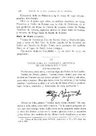 Datos para la biografía artística de los siglos XVI y XVII (continuación) [IV] / Narciso Alonso Cortés | Biblioteca Virtual Miguel de Cervantes