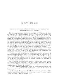 Noticias. Boletín de la Real Academia de la Historia, tomo 82 (marzo 1923). Cuaderno III | Biblioteca Virtual Miguel de Cervantes