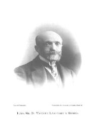 Don Vicente Lampérez y Romea | Biblioteca Virtual Miguel de Cervantes