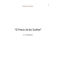 El precio de los sueños / Luis Maluenda Sampedro | Biblioteca Virtual Miguel de Cervantes