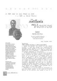 La Antillanía en Hostos / Marcos Reyes Dávila | Biblioteca Virtual Miguel de Cervantes