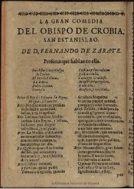 El Obispo de Crobia, San Estanislao | Biblioteca Virtual Miguel de Cervantes