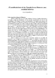 El establecimiento de los Templarios en Menorca: una realidad histórica / Lola Carbonell Beviá | Biblioteca Virtual Miguel de Cervantes