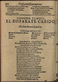 El Disparate creído | Biblioteca Virtual Miguel de Cervantes