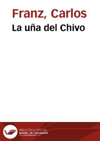 La uña del Chivo | Biblioteca Virtual Miguel de Cervantes