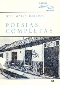 Poesías completas / selección, estudio y notas por Ángel Aparicio Laurencio | Biblioteca Virtual Miguel de Cervantes