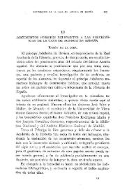 Documentos inéditos referentes a las postrimerías de la Casa de Austria en España / Gabriel Maura Gamazo | Biblioteca Virtual Miguel de Cervantes