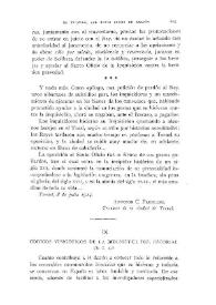 Códigos visigóticos de la biblioteca del Escorial / Fr. Guillermo Antolín | Biblioteca Virtual Miguel de Cervantes