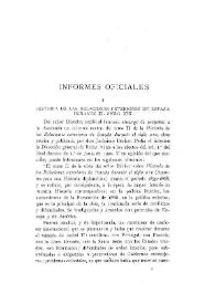 Historia de las relaciones exteriores de España durante el siglo XIX / R. Beltrán Rózpide | Biblioteca Virtual Miguel de Cervantes