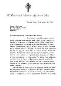 Battistessa, Ángel J., 5 de agosto de 1976 | Biblioteca Virtual Miguel de Cervantes