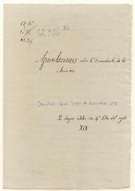 Apuntaciones sobre la Descubierta de las Américas | Biblioteca Virtual Miguel de Cervantes