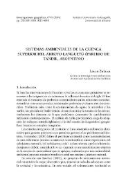 Sistemas ambientales de la cuenca superior del arroyo Langueyú (partido de Tandil, Argentina) / Laura Zulaica | Biblioteca Virtual Miguel de Cervantes