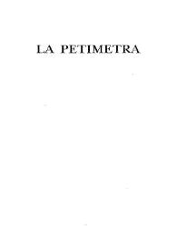 La Petimetra / Nicolás Fernández de Moratín; edición, introducción y notas de Jesús Cañas Murillo | Biblioteca Virtual Miguel de Cervantes