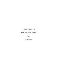 Necrología : Don Eugenio d'Ors / por Luis Moya | Biblioteca Virtual Miguel de Cervantes
