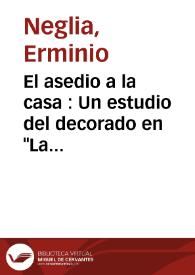 El asedio a la casa : Un estudio del decorado en "La noche de los asesinos" / Erminio G. Neglia | Biblioteca Virtual Miguel de Cervantes