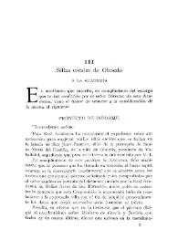 Sillas corales de Olmedo / Julio Puyol | Biblioteca Virtual Miguel de Cervantes