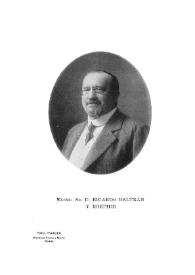 El excelentísimo señor don Ricardo Beltrán y Rózpide / Vicente Castañeda | Biblioteca Virtual Miguel de Cervantes
