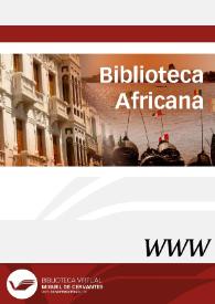 Biblioteca Africana / directora Josefina Bueno | Biblioteca Virtual Miguel de Cervantes