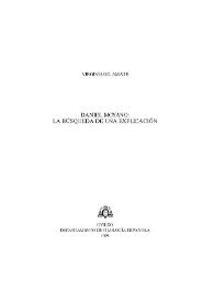 Daniel Moyano : la búsqueda de una explicación / Virginia Gil Amate | Biblioteca Virtual Miguel de Cervantes