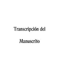 Transcripción paleográfica del manuscrito del "Popol Wuj" / Carlos Mario López | Biblioteca Virtual Miguel de Cervantes