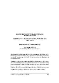 Imagen hipertextual, identidades problemáticas = Hipertextual representations, problematic identities / Juan Carlos Fernández Serrato | Biblioteca Virtual Miguel de Cervantes