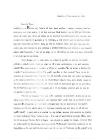 Carta de Juan Marsé a Francisco Rabal. Calafell, 28 de marzo de 1994 | Biblioteca Virtual Miguel de Cervantes