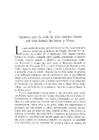Apuntes para la vida de don Gabriel Ciscar por don Rafael del Solar y Vives / Marqués de Lema | Biblioteca Virtual Miguel de Cervantes