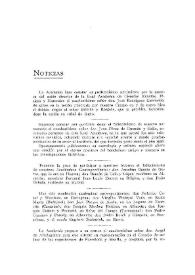 Noticias. Boletín de la Real Academia de la Historia, tomo 92 (enero-marzo 1928). Cuaderno I / Vicente Castañeda | Biblioteca Virtual Miguel de Cervantes