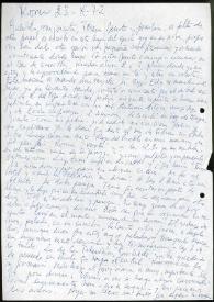 Carta de Francisco Rabal a su familia. Roma, 23 de octubre de 1972 | Biblioteca Virtual Miguel de Cervantes