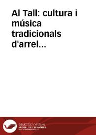 Al Tall: cultura i música tradicionals d'arrel mediterrània. Curs: Al Tall, 35 anys | Biblioteca Virtual Miguel de Cervantes